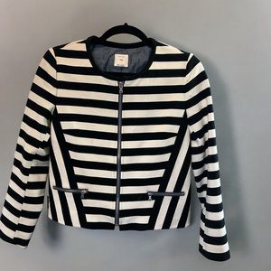 Gap blazer jacket zipper front